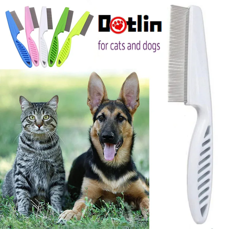 

Protect Flea Comb For Cats Dogs Pet Stainless Steel Comfort Flea Hair Grooming Tools Deworming Brush Short Long Hair Fur Remove