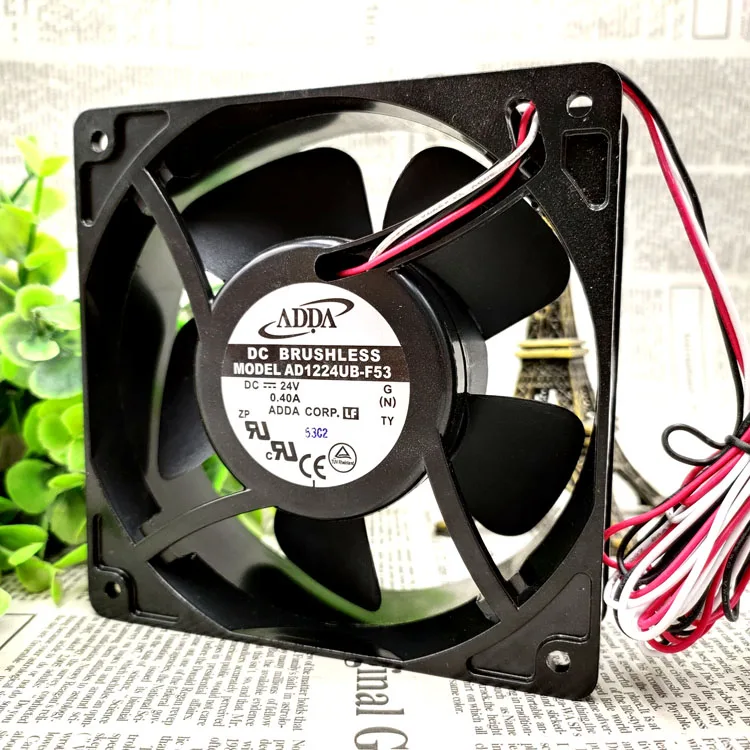 

Новинка, AD1224UB-F53 DC 24V 0.40A 3-проводной инвертор 12038 12 см 120*120*32 мм, охлаждающий вентилятор, охладитель