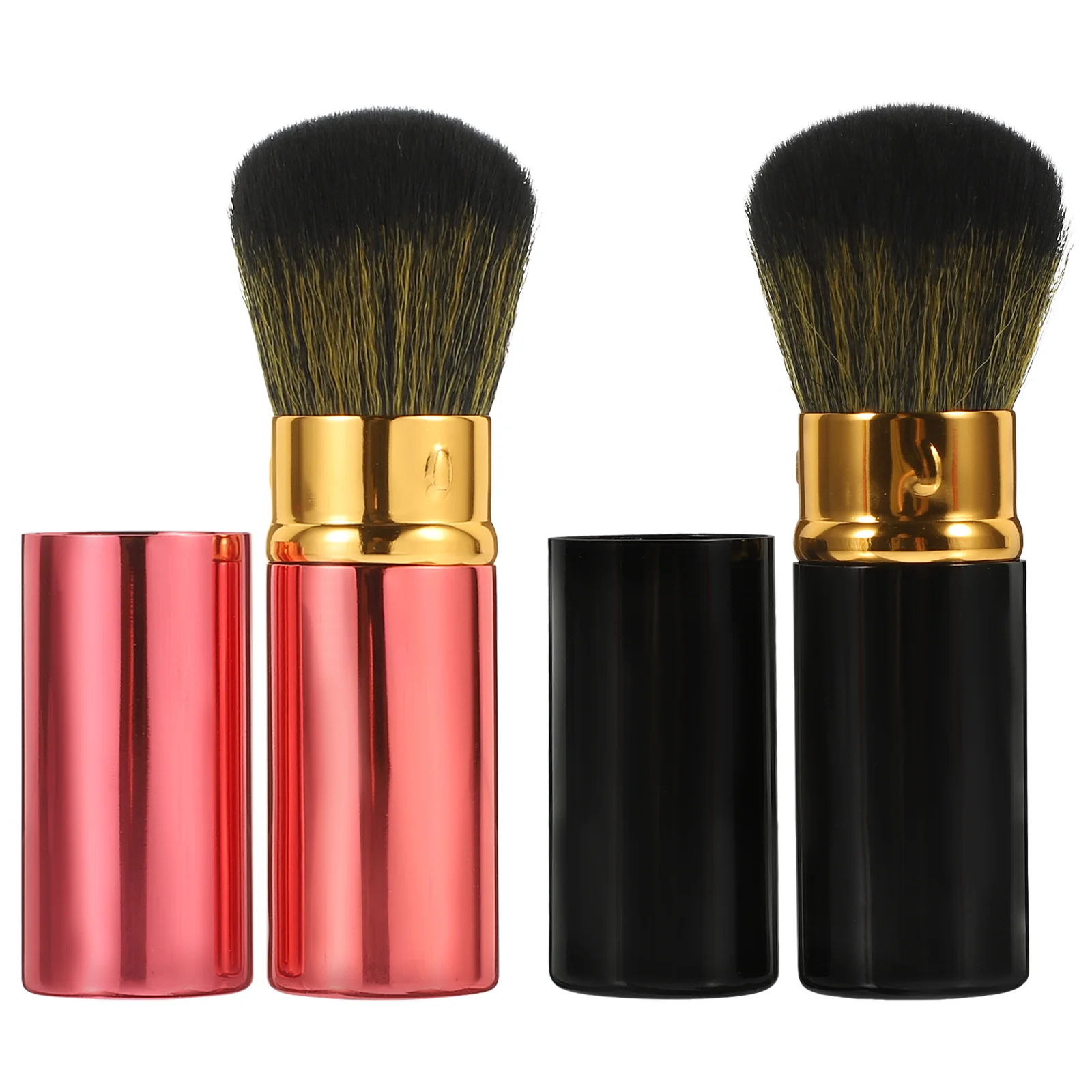 

2 Pcs Brushes Make Highlighter Bk Makeup Facial Artificial Fiber Wool Blush Cheeks Brushs