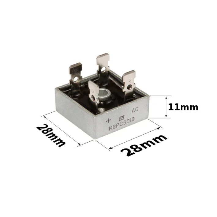 5 шт./лот KBPC5010 диодный мост выпрямительный диод 50A 1000 В KBPC 5010 электроника