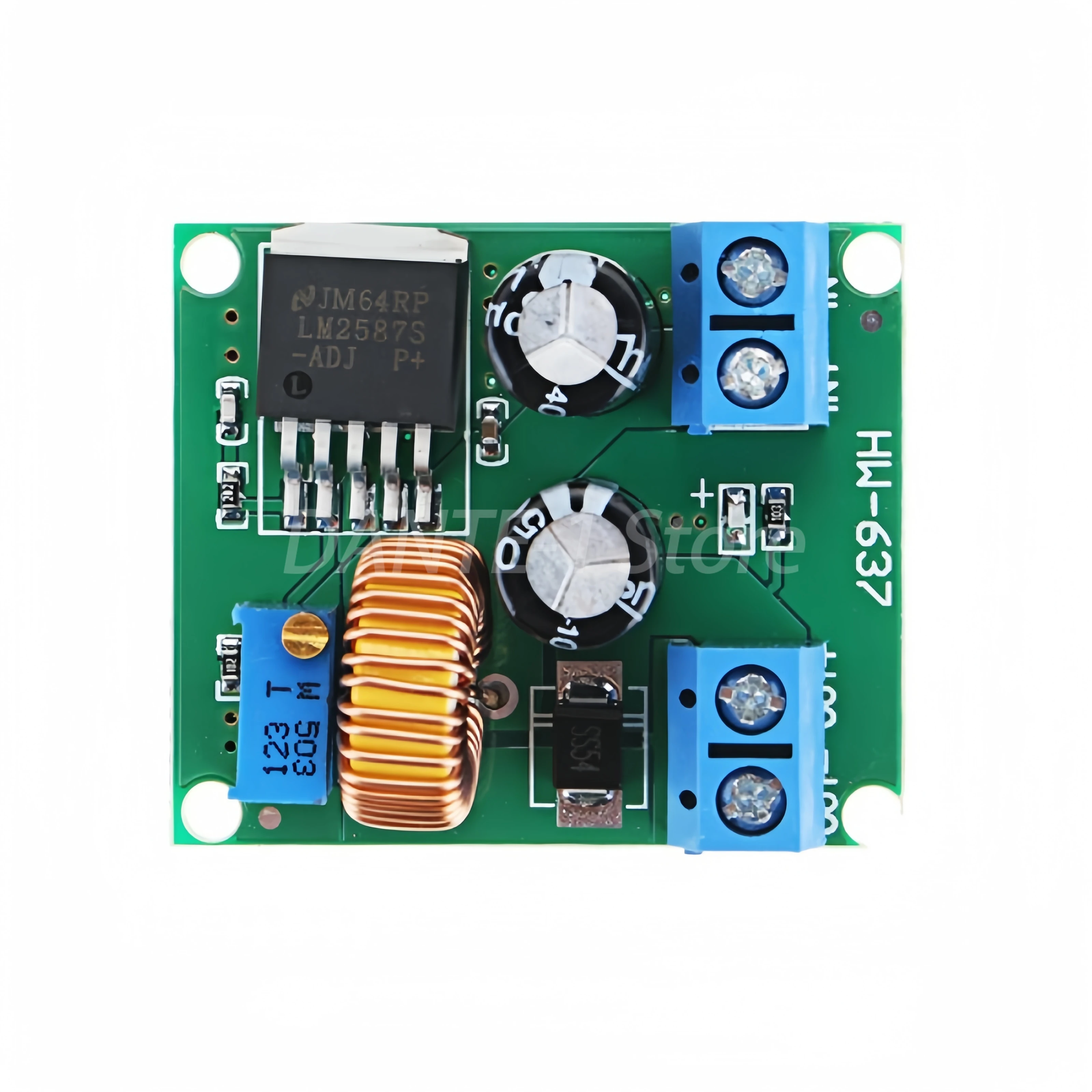 Регулируемый повышающий модуль постоянного тока lm2587 плата регулируемого