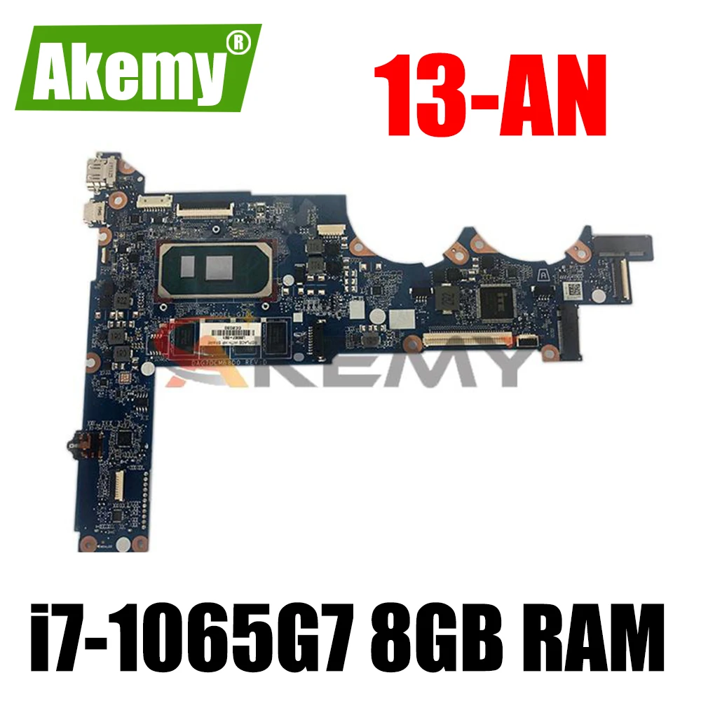 

Стильная материнская плата DAG7DCMB8D0 G7D для ноутбука HP Pavilion 13-AN, оригинальная материнская плата с процессором i7-1065G 7, 8 Гб ОЗУ, 100% Протестировано