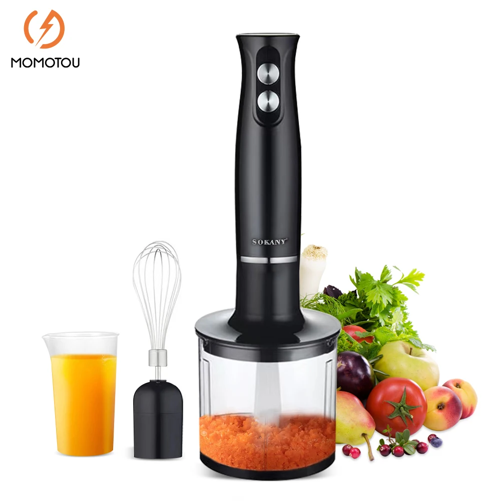 4 in 1 Hand Blender 500W Portable immersion Blender for Kitc