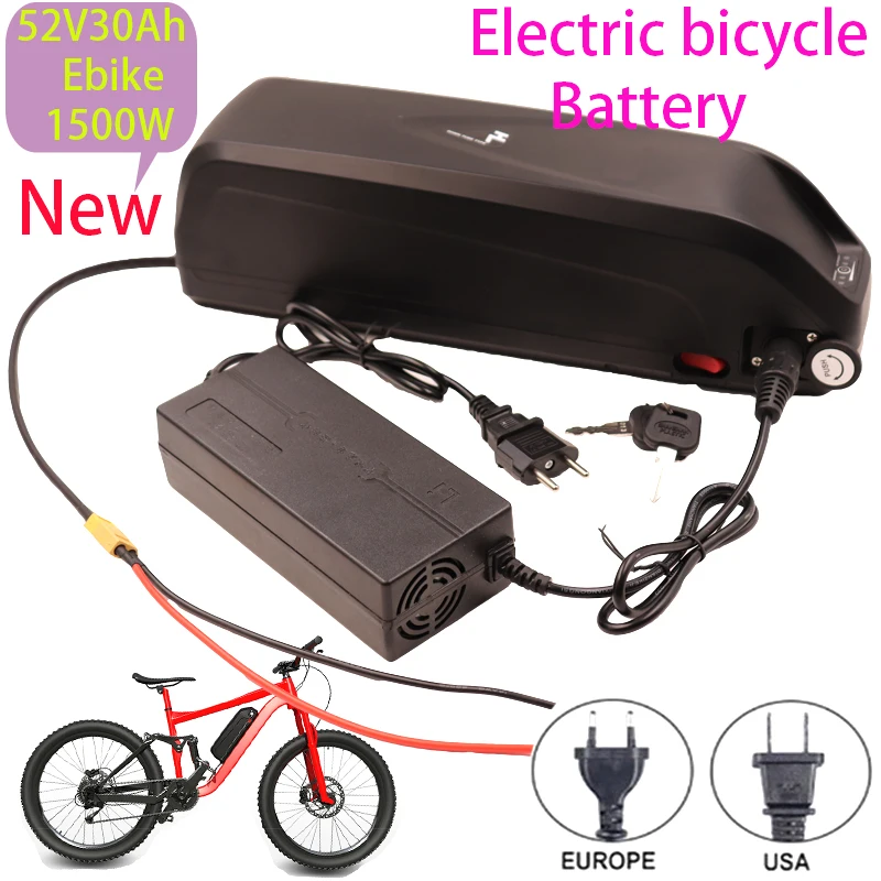 

48V 750W Powerful Bicycle Lithium Battery Bafang BBS02 Mid Drive Ebike Motor With Hailong Samsung 18650 36V 17A 60V 20A 52V Cell
