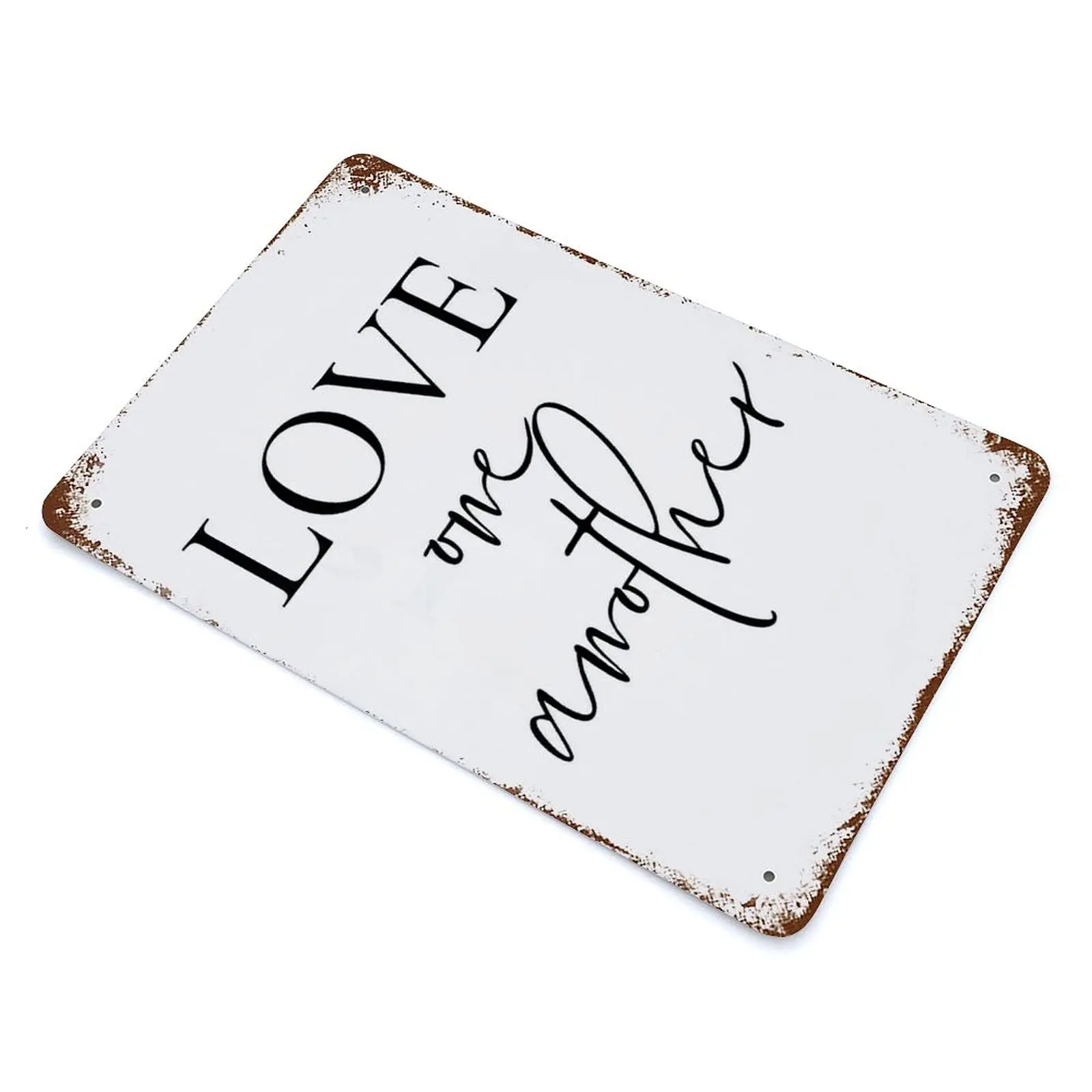 Тексты из Библии граманские металлическая печать жестяная вывеска настенный