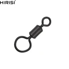 25 шт., карп, рыболовная вертлюг с большим металлическим глазом, размер 4 #, качающаяся Вертлюг, карп, рыболовные аксессуары AG171