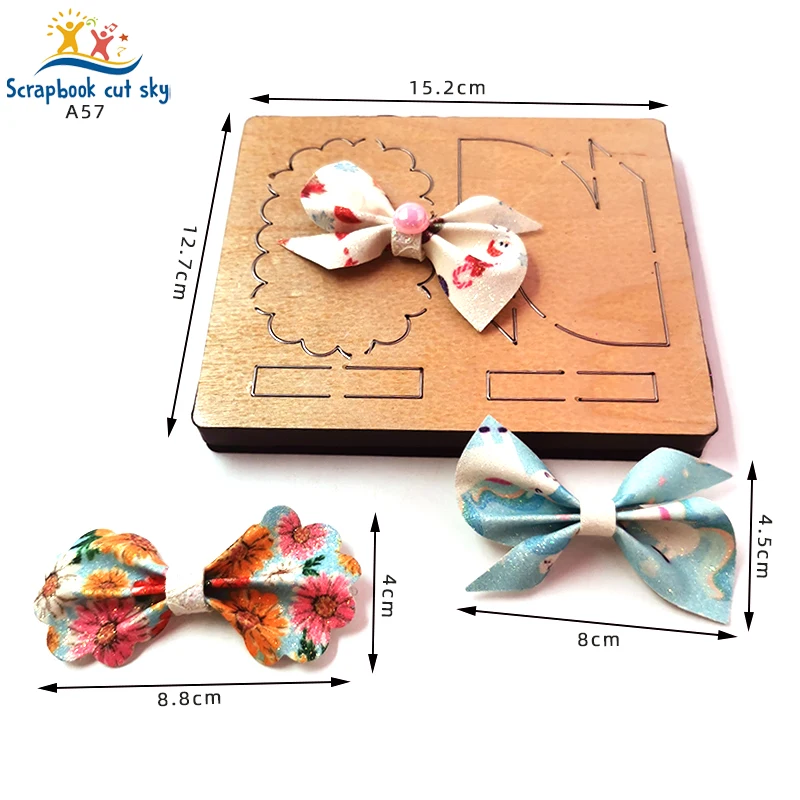 

Bow DIY A57 Muyu Wooden Mold Scrapbook Cutting Dies Suitable For Market General Machines