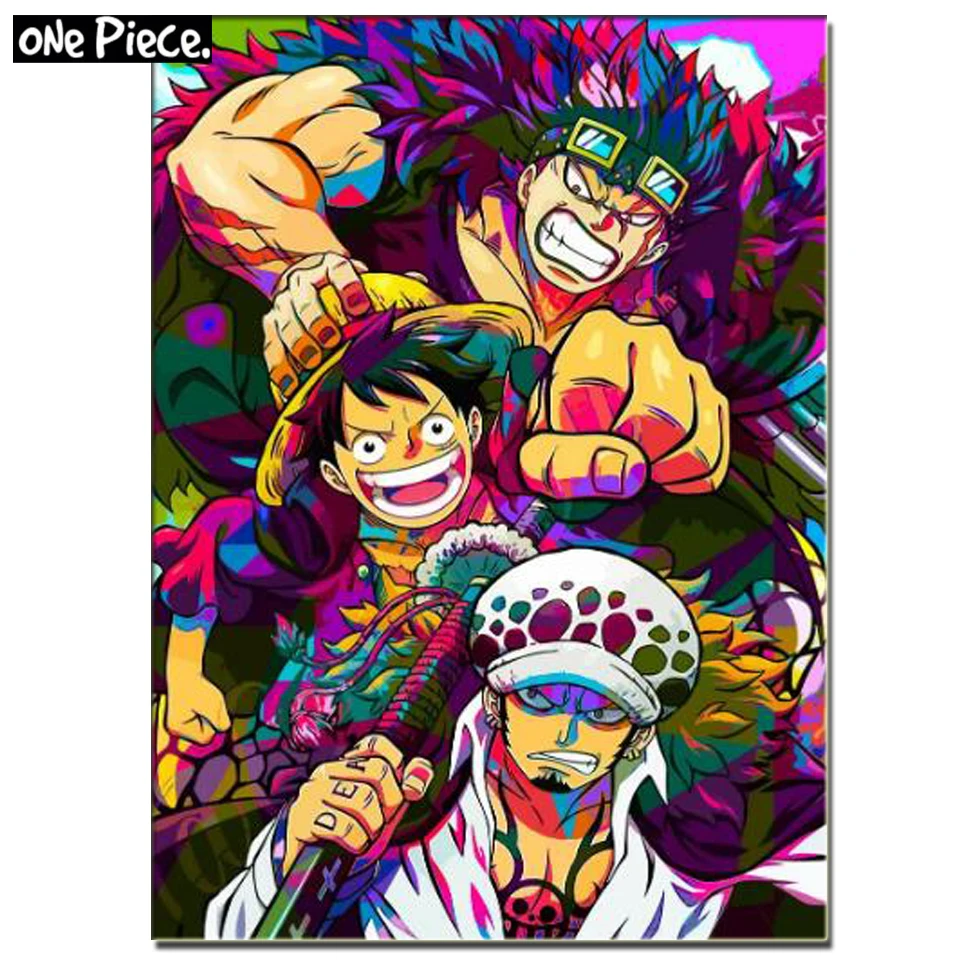 Roronoa Zoro One Piece японское аниме алмазная живопись 5d полная Алмазная мозаика вышивка
