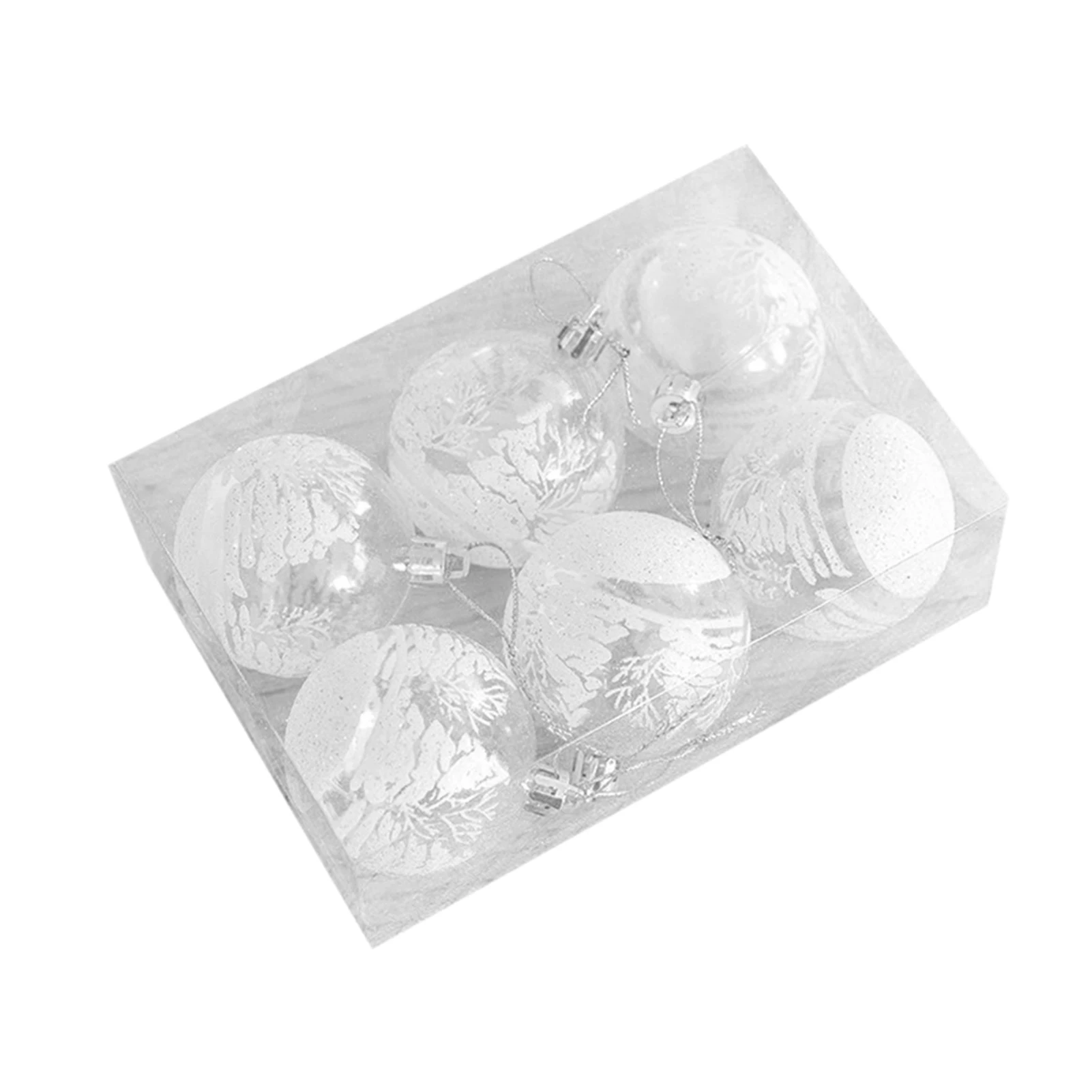 

6 шт., блестящие ударопрочные шарики для рождественской свадебной церемонии