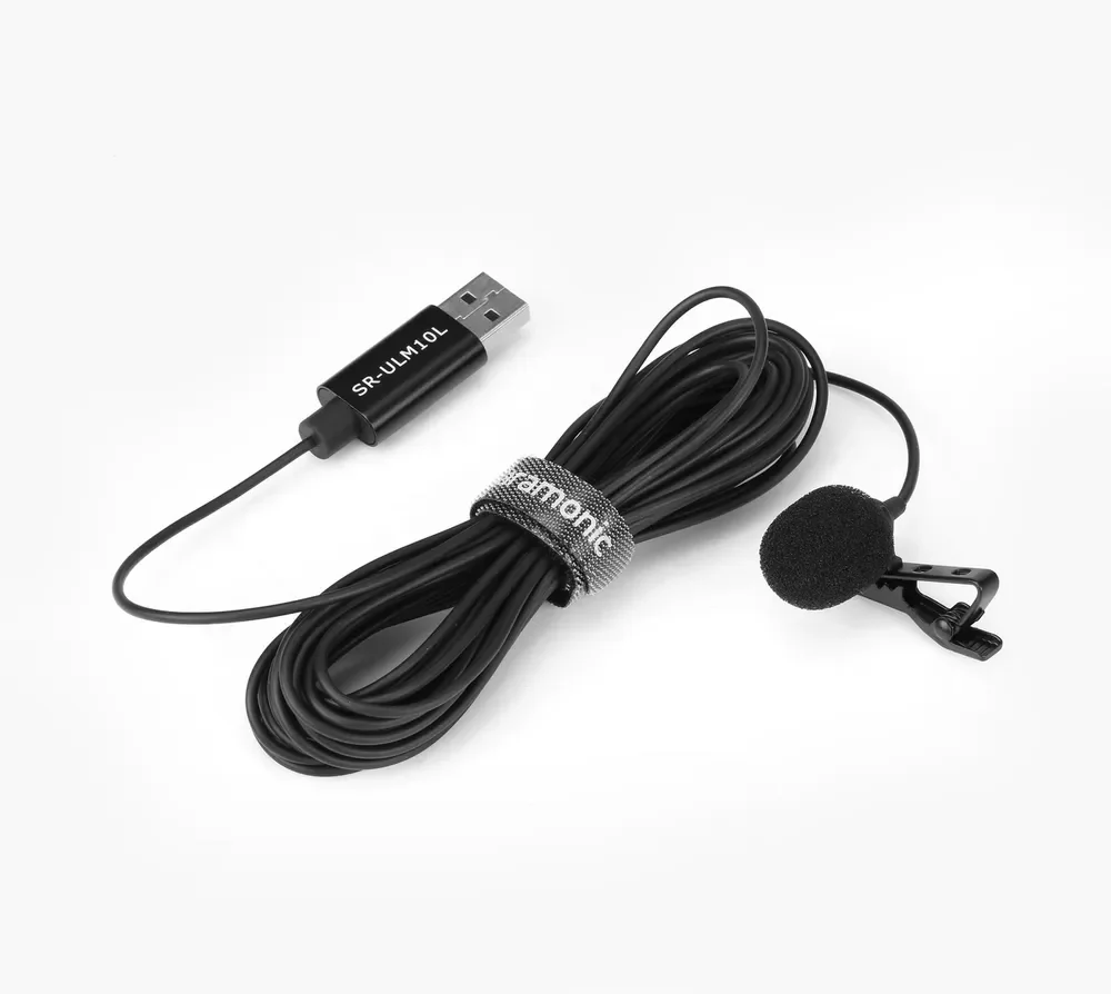 

Saramonic SR-ULM10L Обновленный петличный микрофон с кабелем 6м для компьютеров с USB