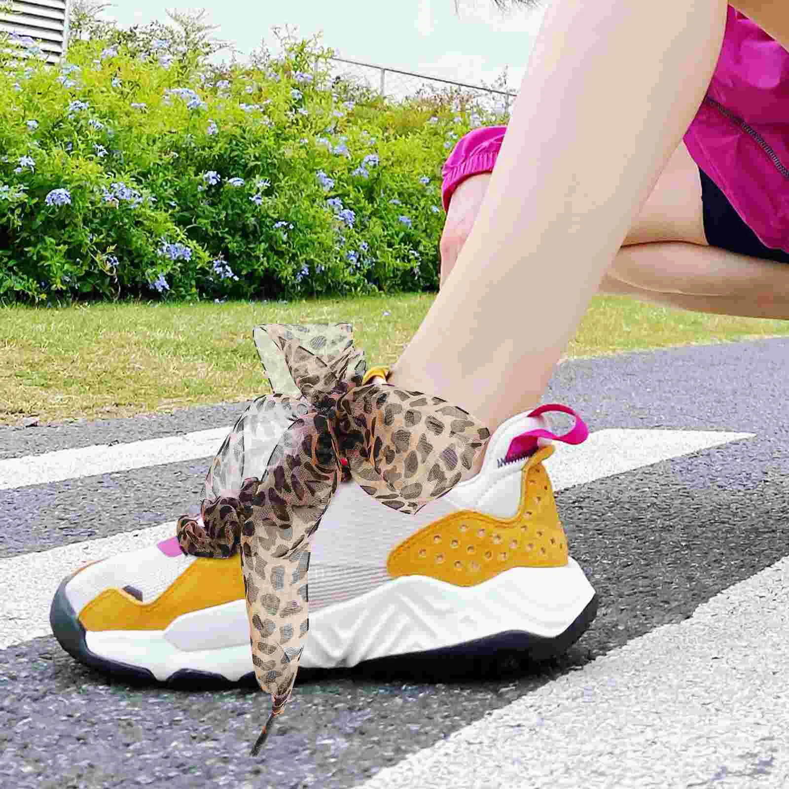 Кроссовки с леопардовым принтом кружевные шнурки спортивная обувь для взрослых