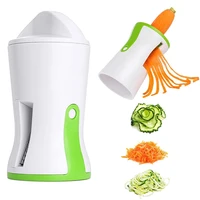 portable heavy duty spiralizer vegetable knief vegetable fruit spiral cutter salad tool zucchini noodle spaghetti maker