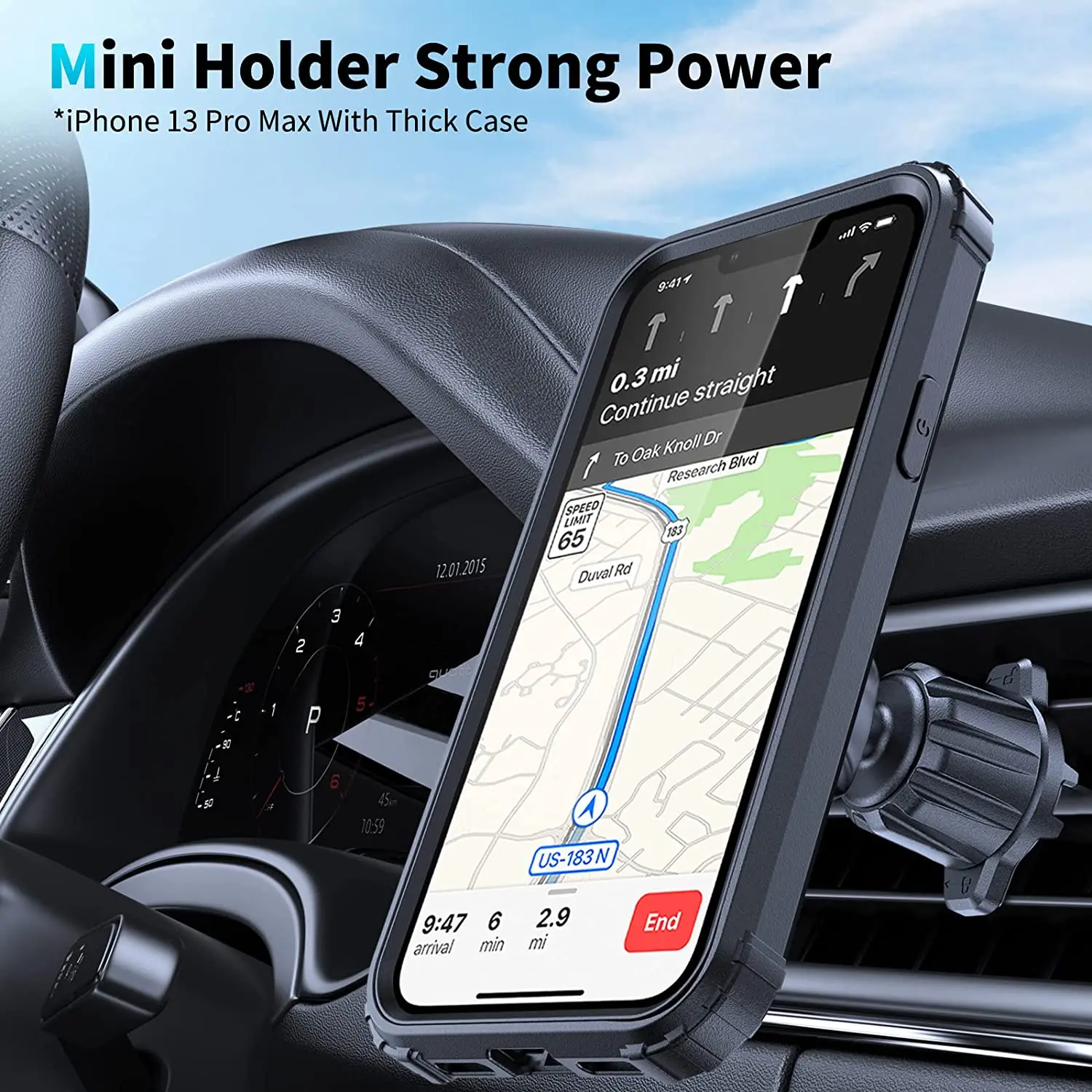 

Phone Mount Holder for Car Vent 2023 Upgrade Gravity Car Phone Holder Mount with Newest Air Vent Clip Auto Lock Hands Free Cell