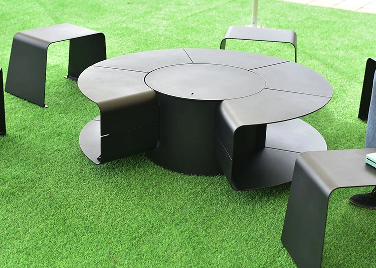 Паяльник для двора настольная плитка барбекю из кованого железа