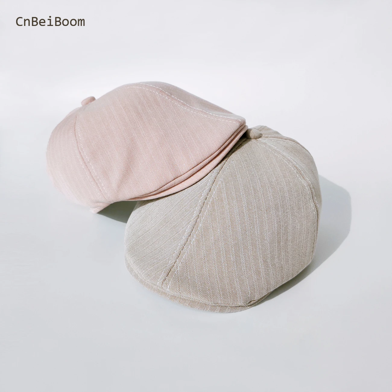 High quality Kids Hat For Girl Boy Children Beret Caps Pink khaki Octagonal Clothes 1-4 Year Baby Photography Props Hat