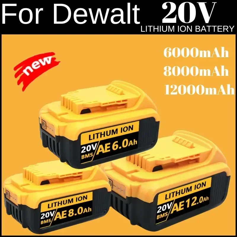 Сменный литий-ионный аккумулятор для электроинструмента DeWalt DCB205 DCB201 DCB203