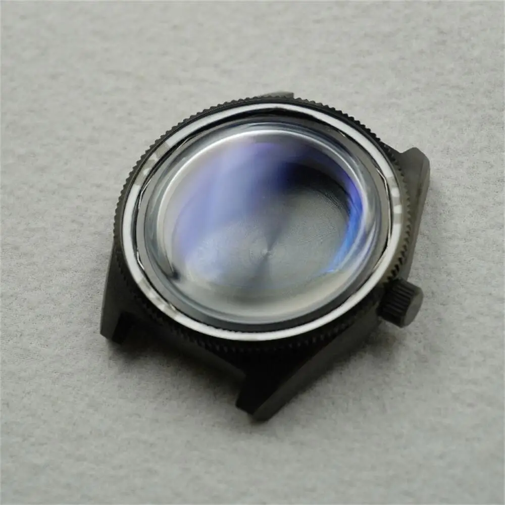NH35 case black Yuanzu case modified mechanical watch watch case NH36/4R35 movement suitable for 50ATM waterproof