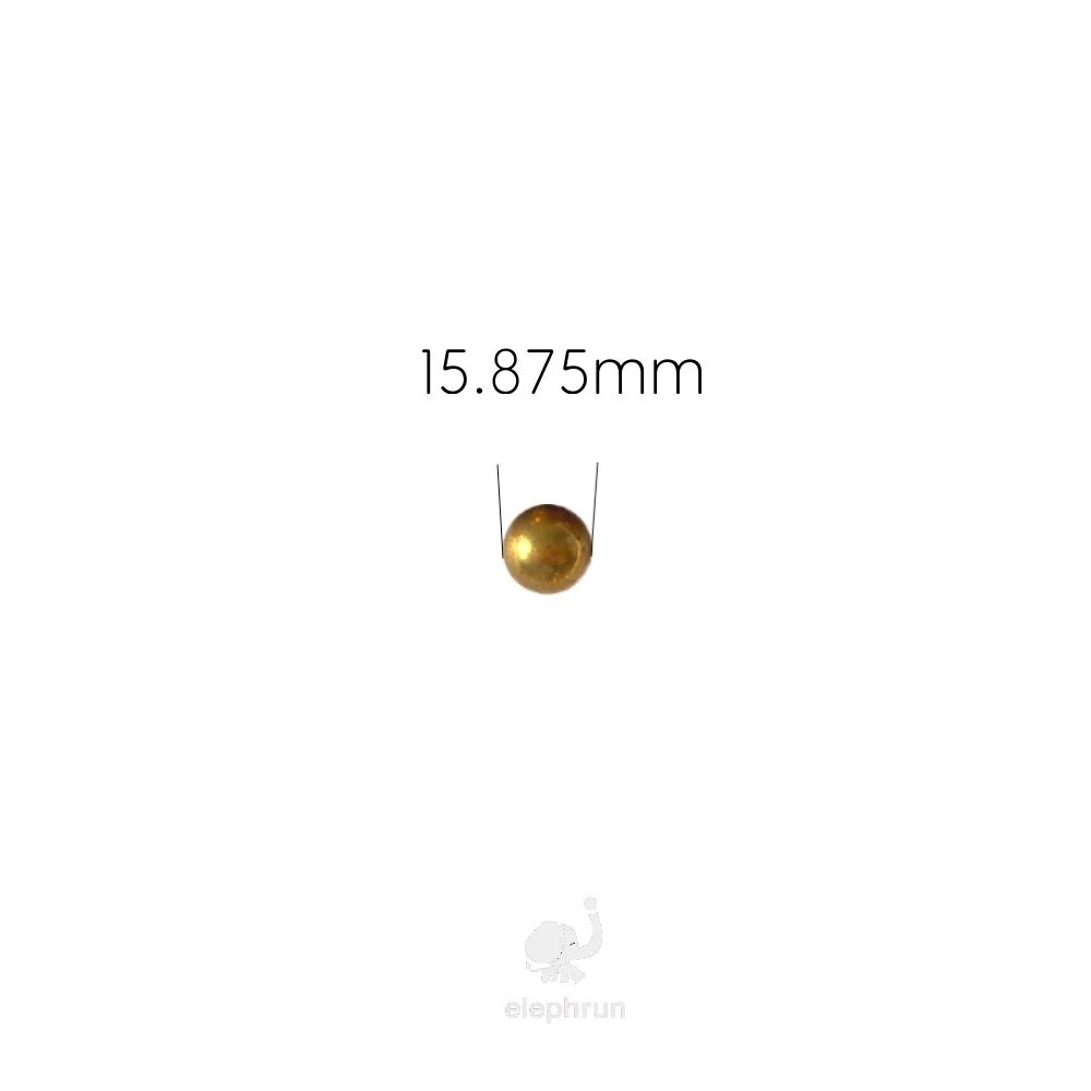 Прецизионные латунные твердые шарики подшипника 5/8 дюйма (15 875 мм) (H62)