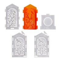 new arrival lantern screen mold lamp epoxy resin mold silicone diy casting mold jewelry craft crystal epoxy mould 2022