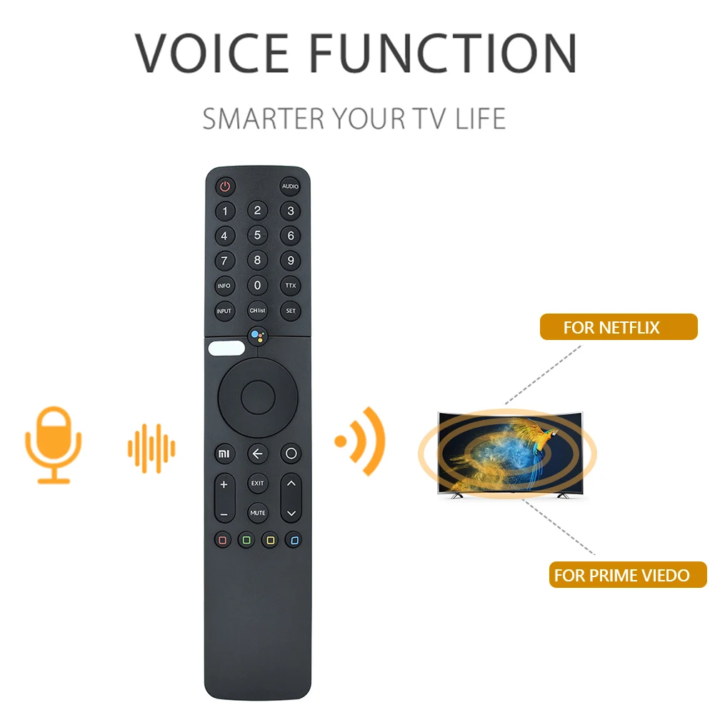 

Умный пульт дистанционного управления, совместимый с Bluetooth, сменный пульт дистанционного управления на батарейках для телевизора, запчасти...