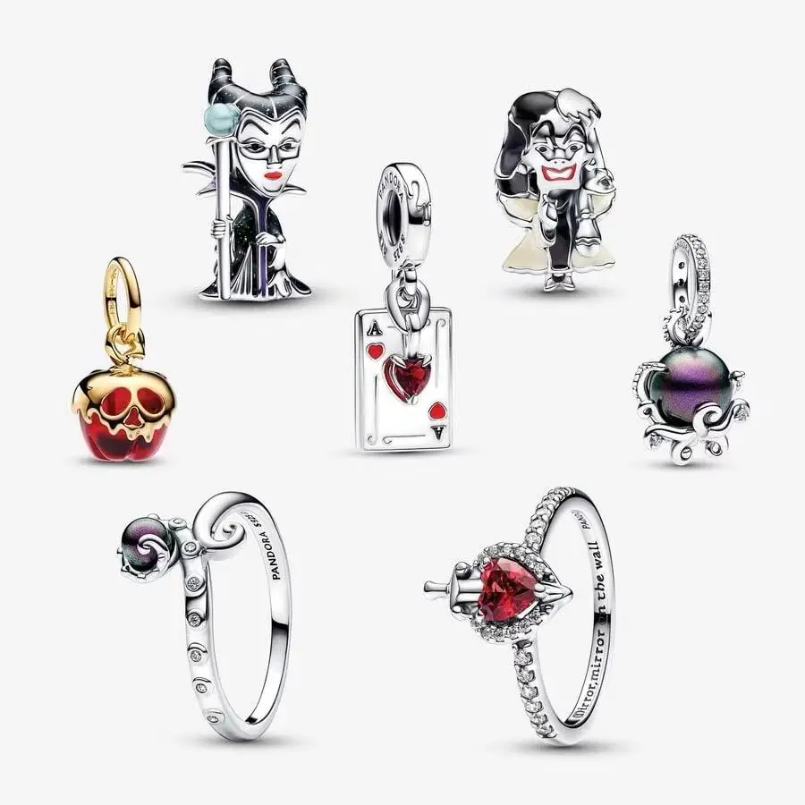 MINISODisney Villians полный комплект с подвесками для женщин оригинальный браслет