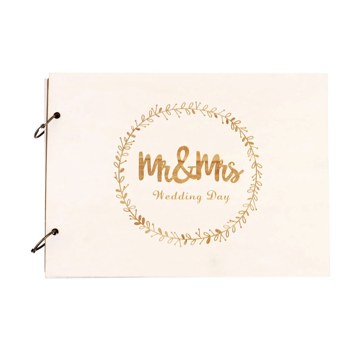 

1 PC Guest Book Carved Loose Leaf Message Book Gift for Engagement Wedding Ceremony