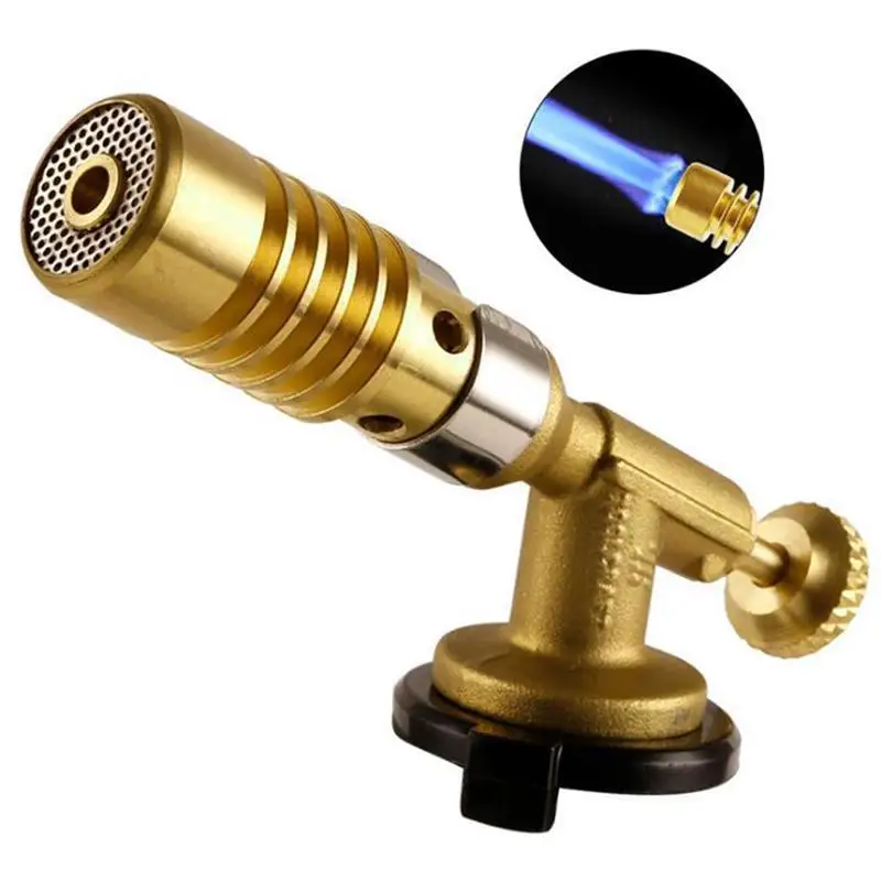 

Portable Welding Torch Flame High Temperature Brass Torch Brazing Solder Propane Welding Plumbing For Outdoor Camping