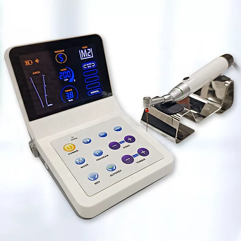 

R Smart Plus Endo Motor Endodontic Treatment Root Canal Device With HD OLED Screen Instrument 16:1 Contra Angle