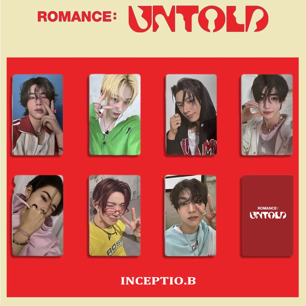 Kpop Boys Idol ROMANCE UNTOLD Lomo Карты