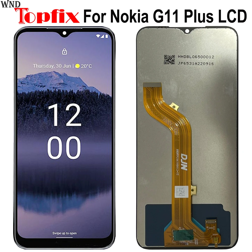 

ЖК-дисплей 6,52 дюйма для Nokia G11 Plus, сенсорный экран, дигитайзер в сборе для Nokia G11 Plus, ЖК-экран