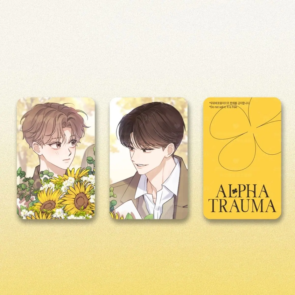 Визитные карточки Alpha Trauma BL Omegaverse Manhwa, 3 дюйма, с фото Ким Дохюна, на заказ, канцелярские принадлежности, подарок для друзей, косплей (art.: 3920dbc05fa20) - 3920dbc05fa20