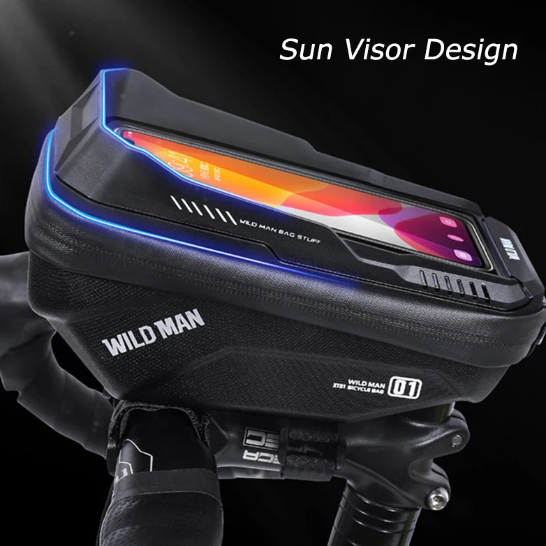 Сумка на руль велосипеда с защитой от дождя 6 7 дюйма | Спорт и развлечения