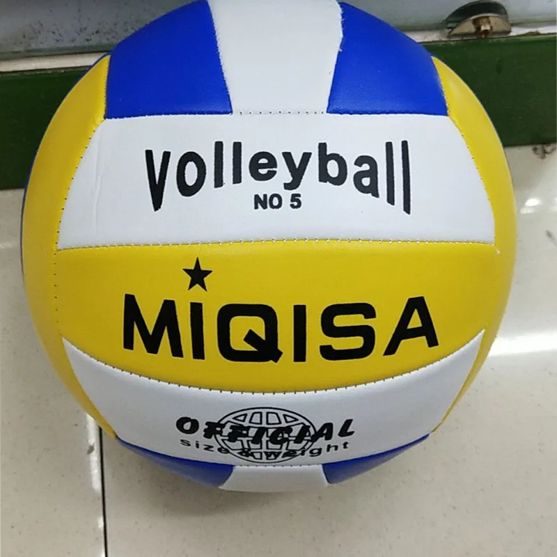 

Мяч для пляжного волейбола, мягкий ПВХ мяч для тренировок по волейболу, для начинающих, для помещений, Размер 5