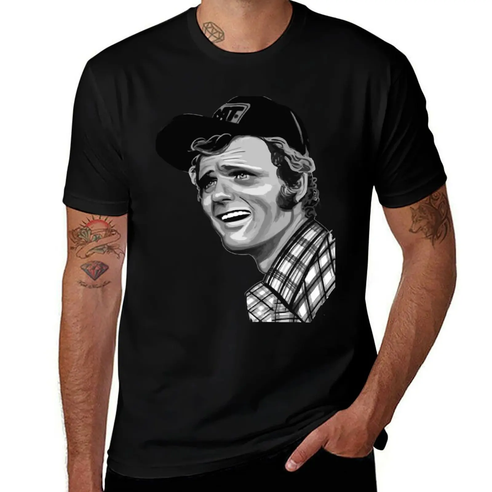 Фото Футболка Jerry Reed, свободная повседневная футболка большого размера №1