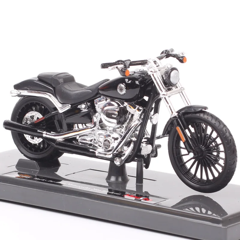 

1/18 Scales Maisto 2016 HD Breakout Softail Motorcycle Diecast Vehicle Toy Miniatures Low Ride Sports Moto Bike Red Hobby Gift