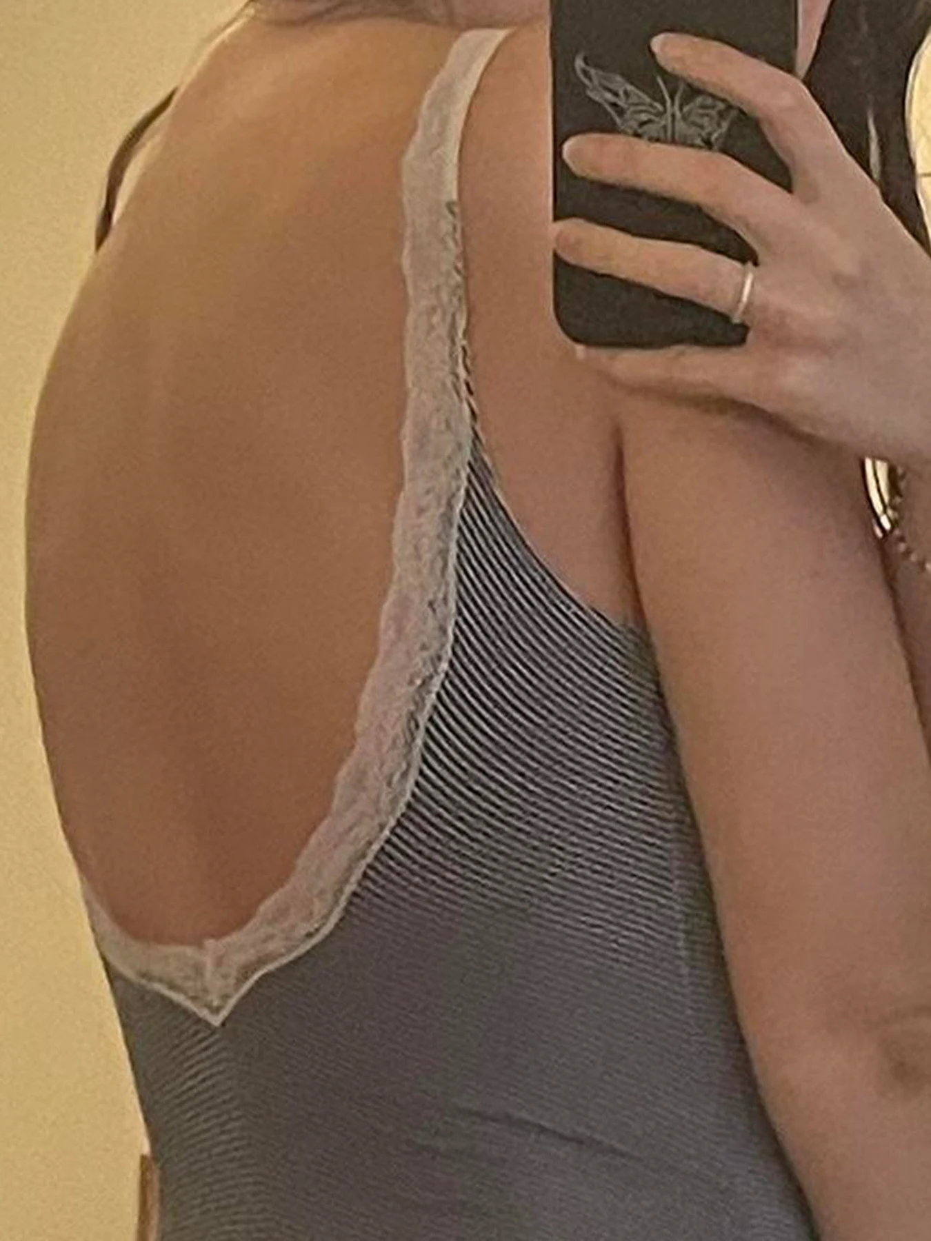 Женское боди на бретелях-спагетти Rockmore повседневный комбидресс в полоску с