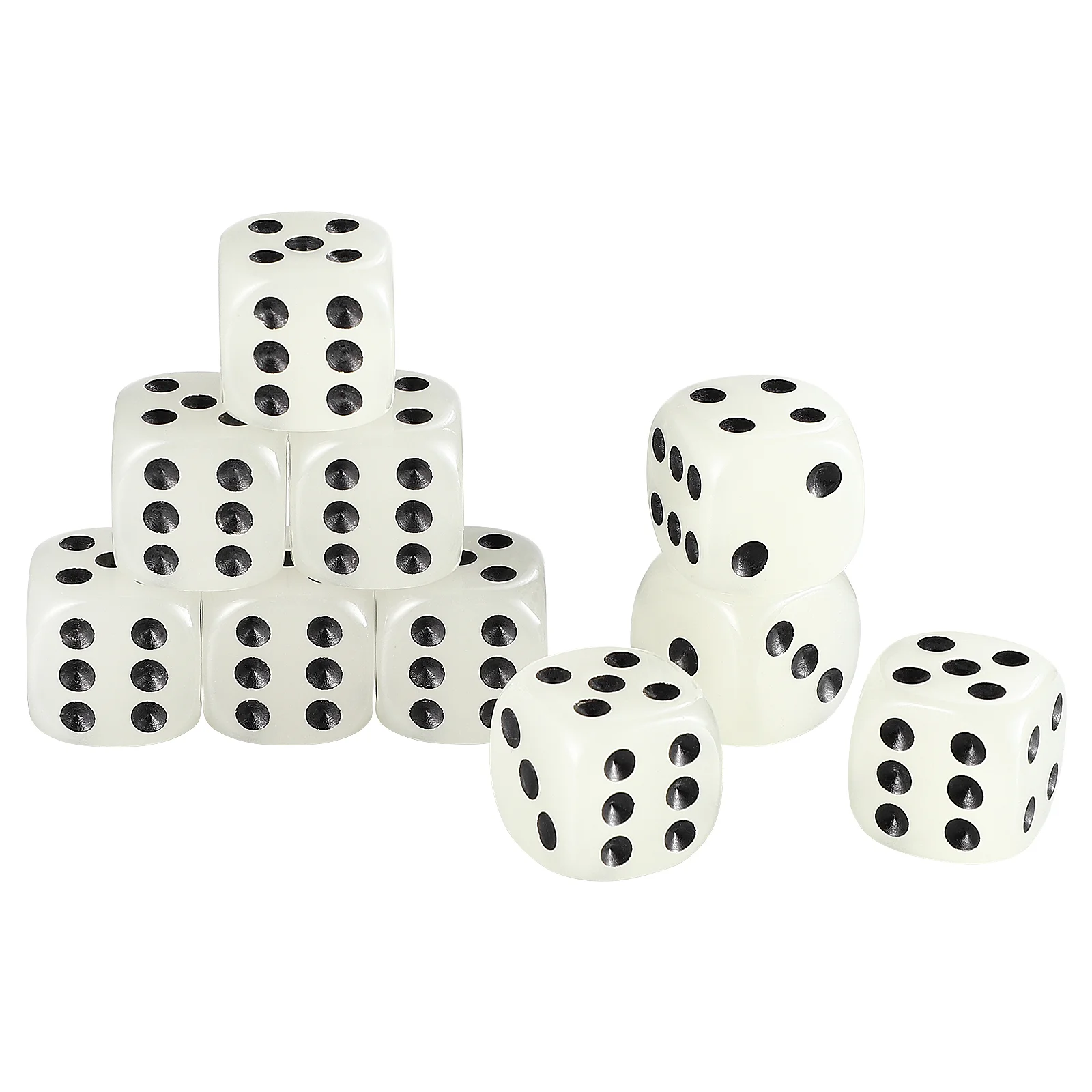 

10 шт., маленькие кубики, 6-сторонние настольные игральные кости, реквизиты для маленьких фотографий, сувениры для вечерние (16 мм)