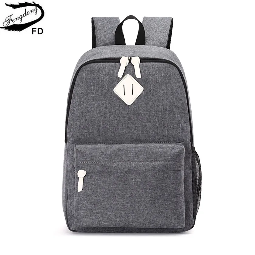 Мужской водонепроницаемый рюкзак Fengdong, черный Водонепроницаемый Школьный рюкзак для мальчиков-подростков, спортивный рюкзак для студенто...