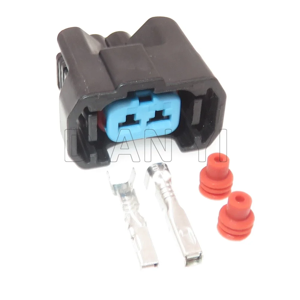 

1 комплект, 2-сторонняя автоматическая топливная форсунка, пластиковый корпус, разъем переменного тока в сборе 6189-0533 1996-2002, автомобильная вилка, гнездовая розетка