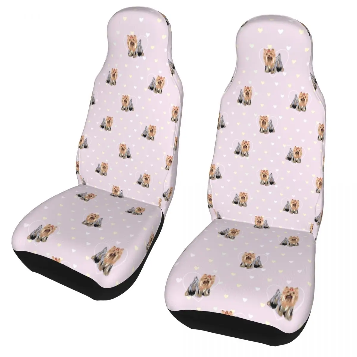 

Terrier Dog Puppy Plaid Universal Car Seat Cover Four Seasons Suitable For All Kinds Models Car Seats Covers Polyester Hunting