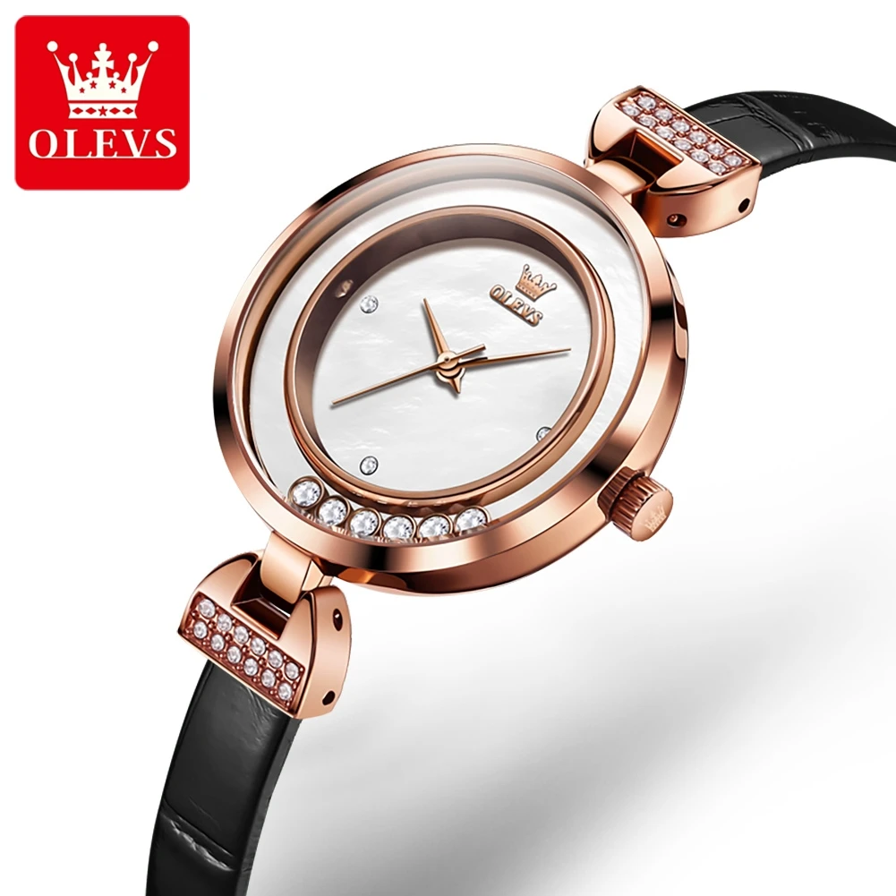 

OLEVS 5540 Fashion Top Brand Luxury Creative Women Waterproof Wristwatch Quartz Stainless Steel Strap Watches For Women Reloj