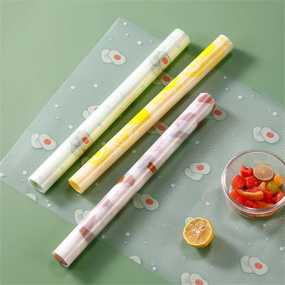 

45x200cm Kitchen Table Mat Environmentally Friendly Tablecloth Dustproof Non-slip Drawer Liner Cabinet Sticker Pvc Waterproof