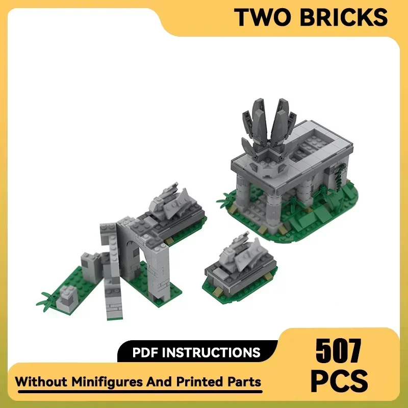 Moc Building Block Волшебные кольца Сцена фильма AmonHen Модель Технология Кирпичи DIY Сборка