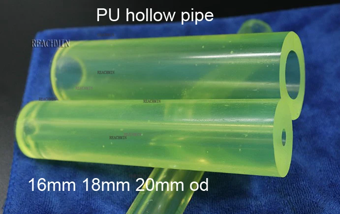16mm 18mm 20mm od elastic open tube pu hollow pipe polyurethane Hollow Rod flexible hollow bar