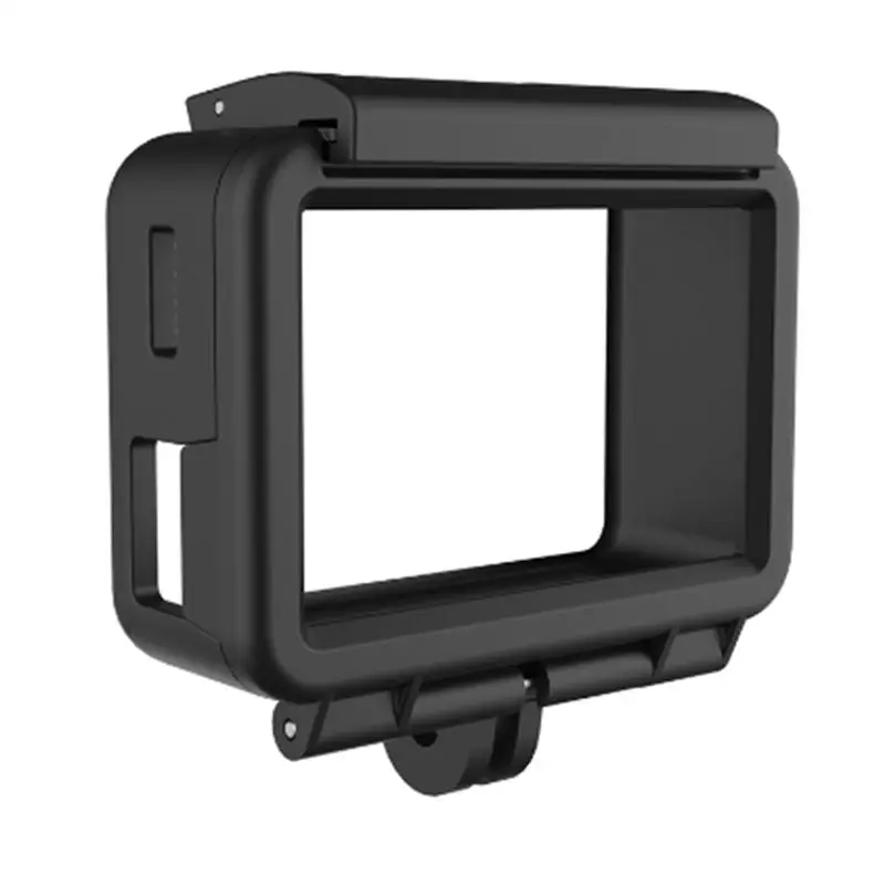 Фото Новый комплект рамки для SJCAM SJ10 Pro SJ10X SJ11 с кабелем для зарядки от мотоцикла, поддерживающий запись во время зарядки №3