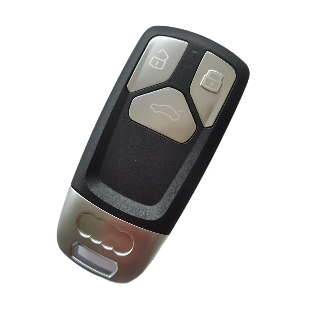 

Замена для Audi Q7, SQ7, A4L, A5, S5 2016, 2017, 2018, 2019 кнопок, необработанный корпус дистанционного ключа для автомобиля, брелок, умный ключ, заготовка