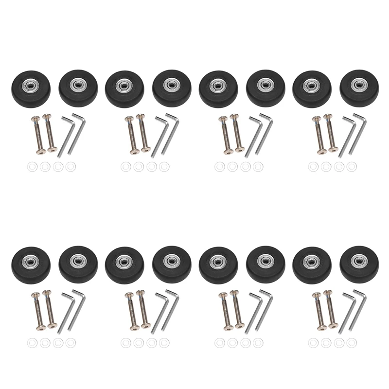 

16 комплектов чемоданов Сменные колесики с осями Deluxe, Ремонтный инструмент OD 50 мм