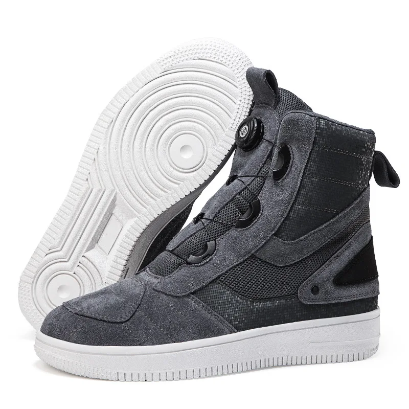 

Men’s Cafe Racer Motorcycle Cycling Shoes Motobike Adventure Boots ADV/Touring Boots Short Sport Shoes Fit Long Distance Travel