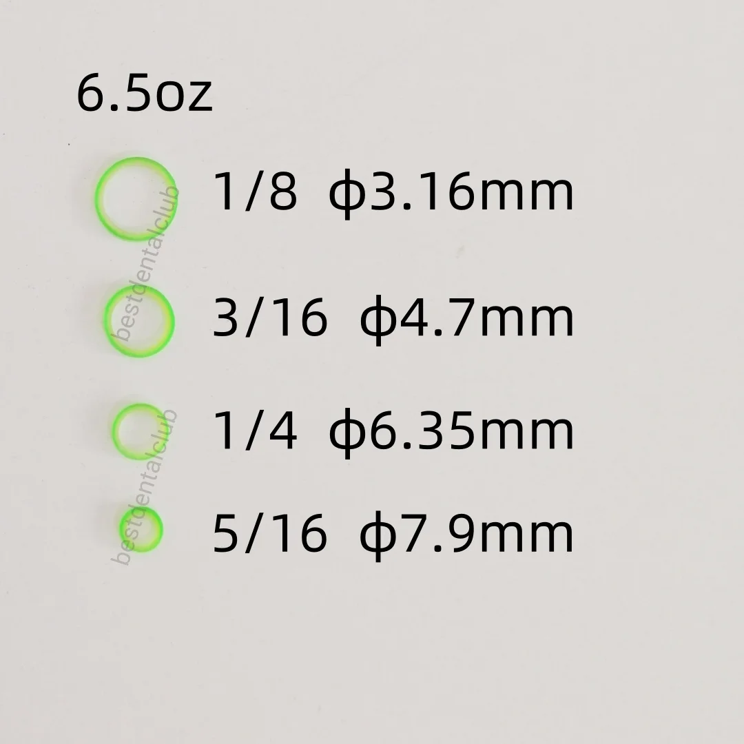 10 упаковок/1000 шт. разноцветные эластичные резинки галстуки для лигатуры 6 5 унций 4