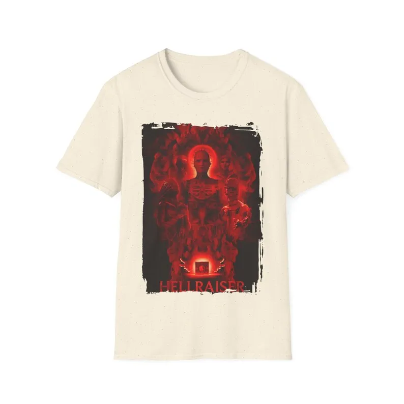 Рубашка унисекс из фильма Восставший ада Футболка в мягком стиле Pinhead